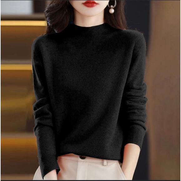 Naked cashmere Black Sweater Size M Crop top pullover - Picture 1 of 5